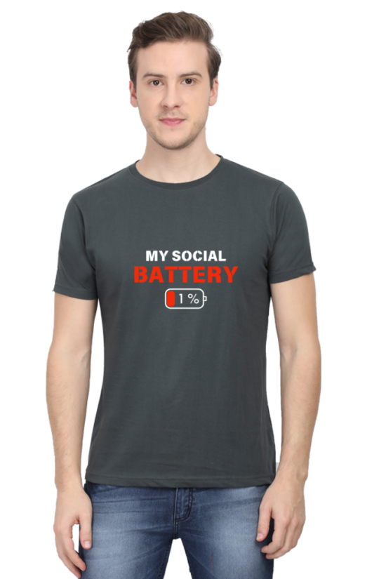 My Social Battery 1% - Classic T-Shirt